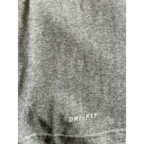 The Nike Tee DRI-FIT Athletic Cut Small Grey Red Logo A - Picture 10 of 10